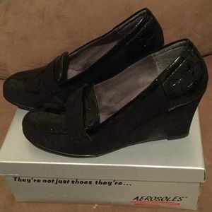 Wedge loafers